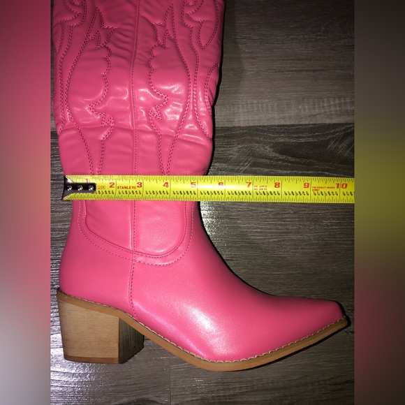Mata Shoes Dallas Cowgirl Cowboy Pink Boots New - Picture 3 of 6